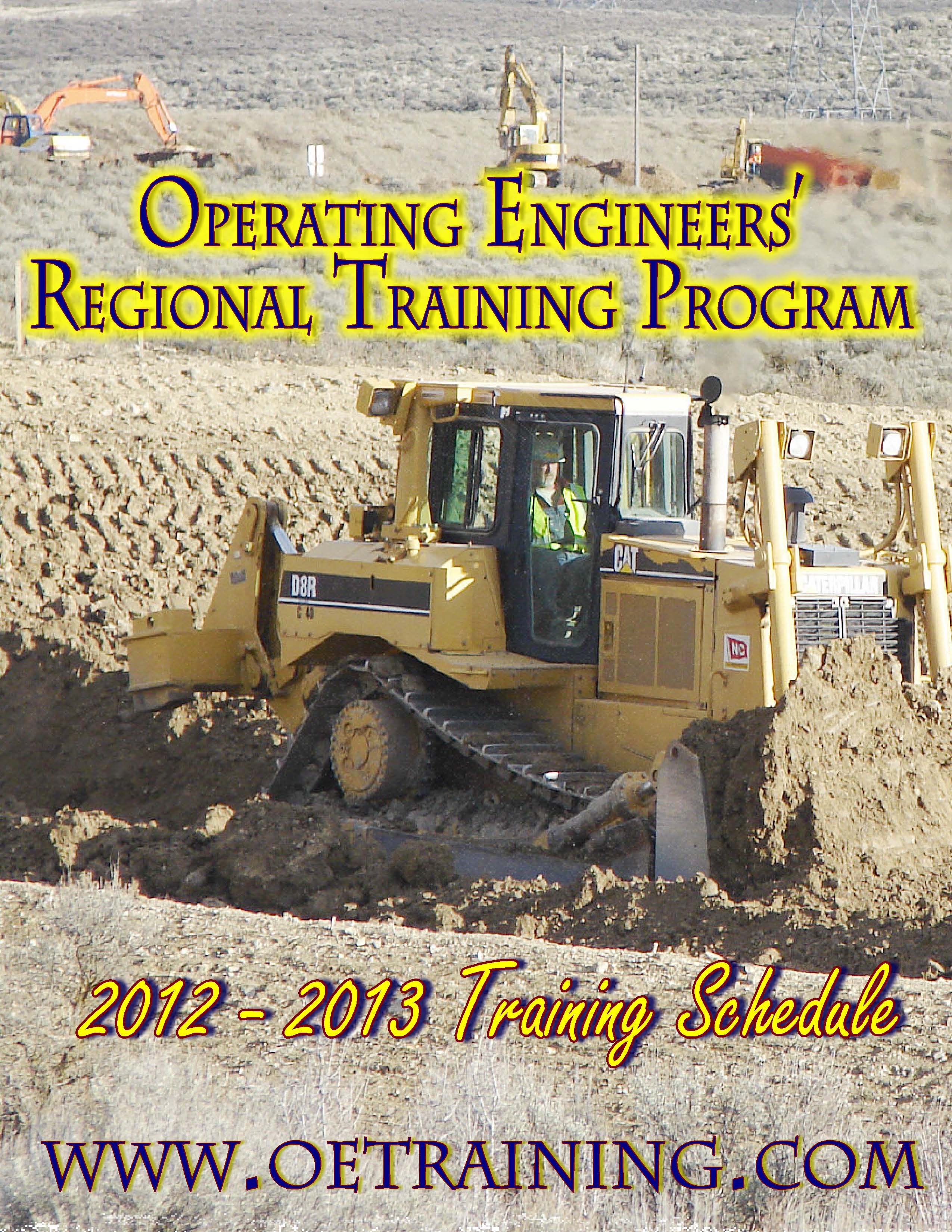 2012 - 2013 Training Schedule