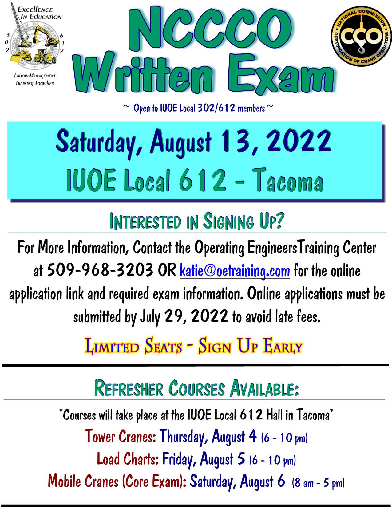 Operating Engineers Regional Training Program | NCCCO